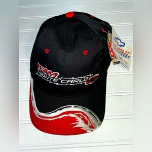 Racing Champions Team Monte Carlo Chevrolet OS Embroidered Black Hat Adjust. New